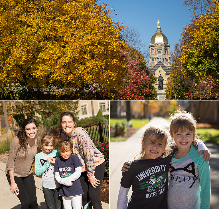 University of Notre Dame campus visit